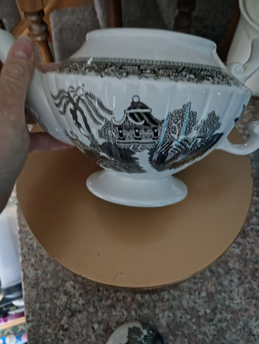 Vintage Ellgrave Marlboro Brown England Teapot