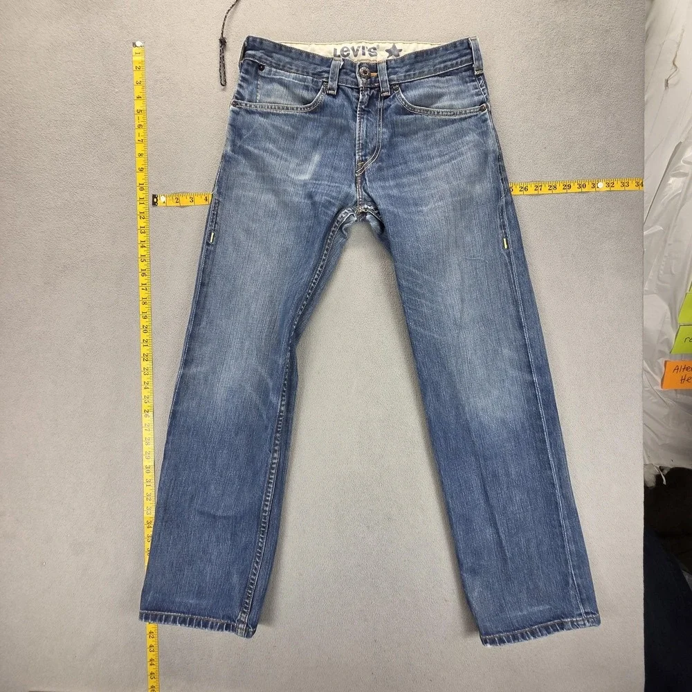 Vintage Levis Engineered Jeans‎ Mens 30x32 Blue Buckle Back Honeycomb Zip Fly
