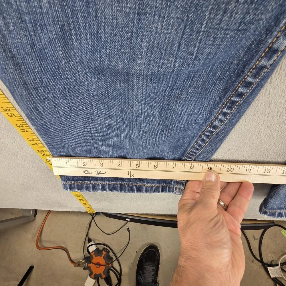 Vintage Levis Engineered Jeans‎ Mens 30x32 Blue Buckle Back Honeycomb Zip Fly