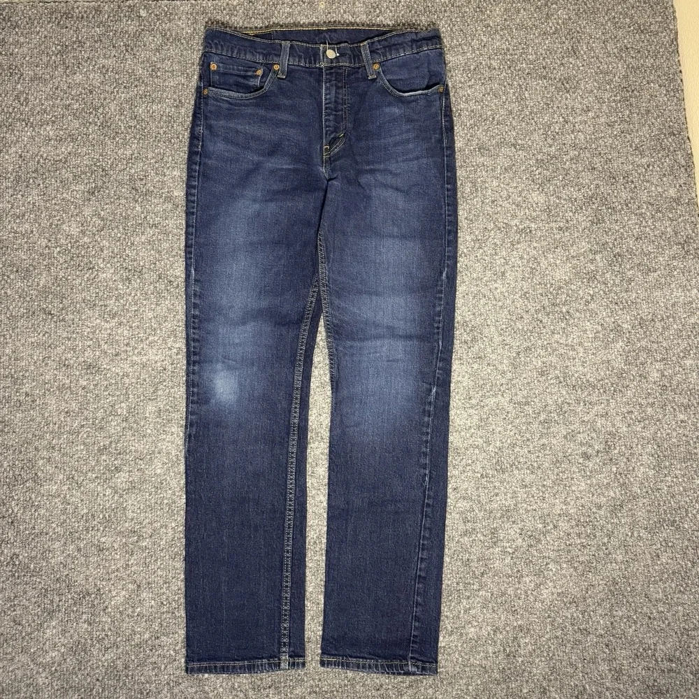 Levi's 511 Slim Fit Jeans Low Rise Dark Wash Blue Men's‎ Size 33x32 Fit 31X30
