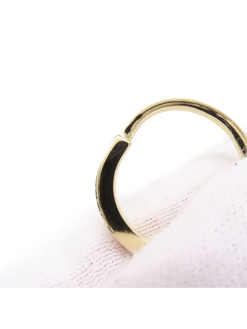 Tiffany & Co Ring Lock Diamond Ct 18k Yellow Gold