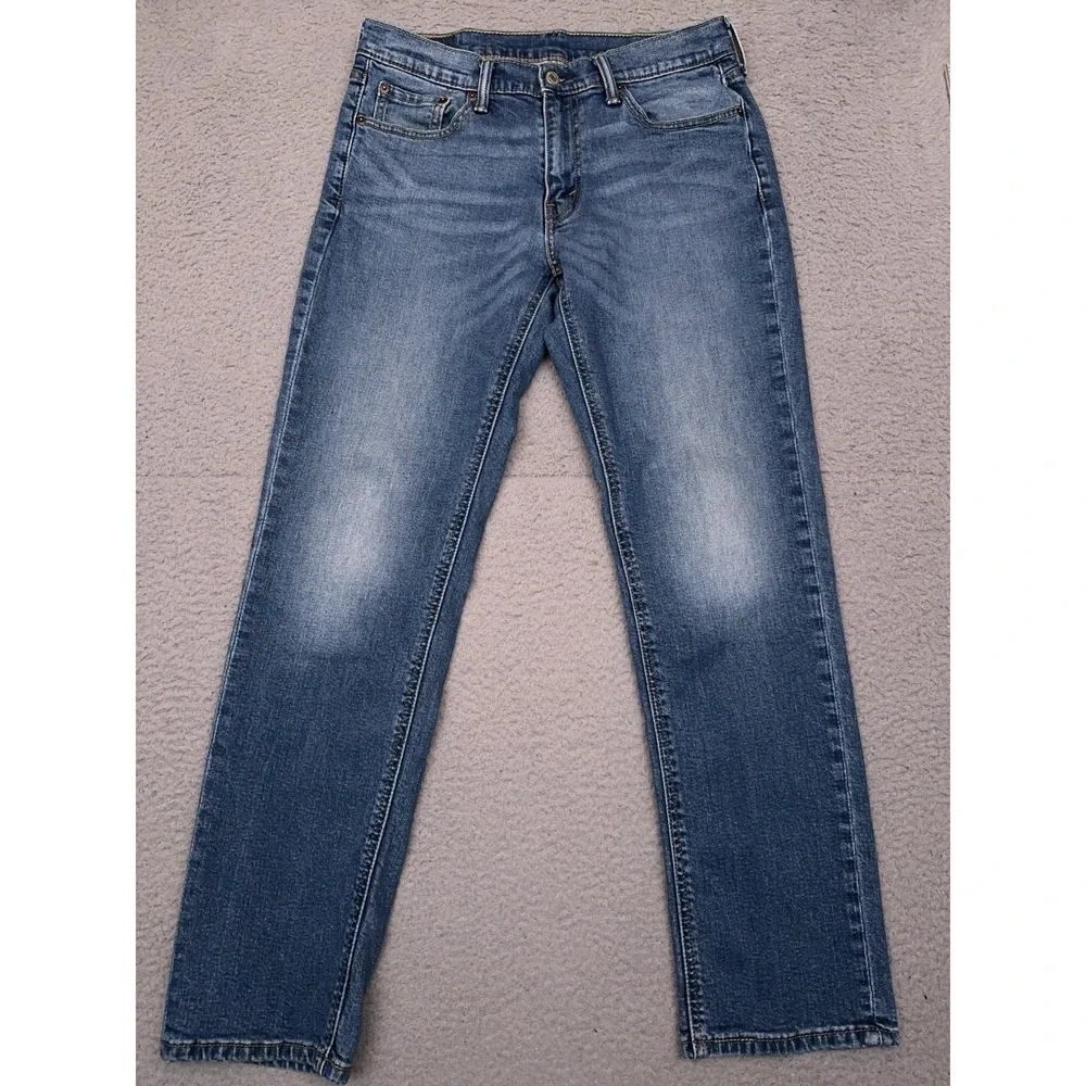 Levi's 541 Jeans Men's 31x30 Blue Athletic Taper Medium Wash Denim Stretch Faded
