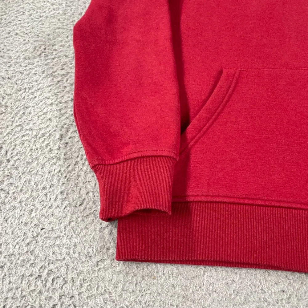 True Religion Mens Red Long‎ Sleeve Pockets Full-Zip Hoodie Size S Streetwear