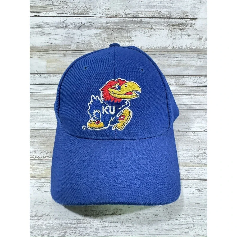 University of Kansas Jayhhawks NCAA Dad Hat Cap Snapback‎ Adult Size Vintage