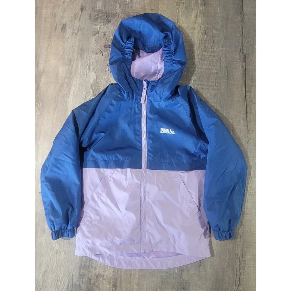 Eddie Bauer Girls Toddler XS 5-6 Lone Peak‎ 3 in 1 Jacket Violet Purple