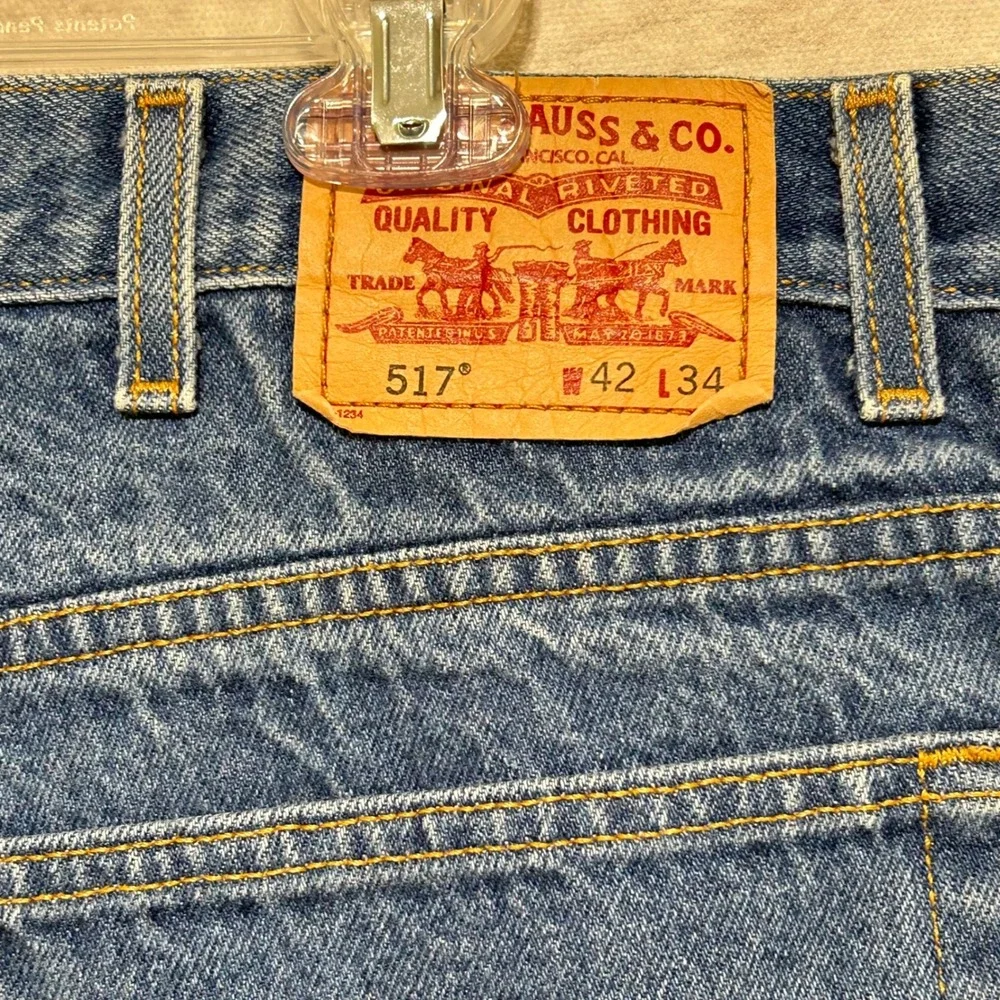 Levis doubled mid denim