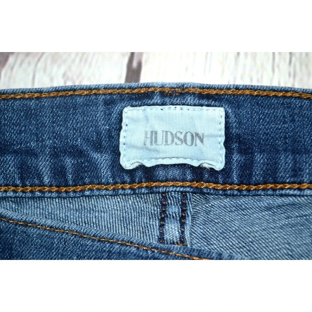 Hudson Jeans laying back flat