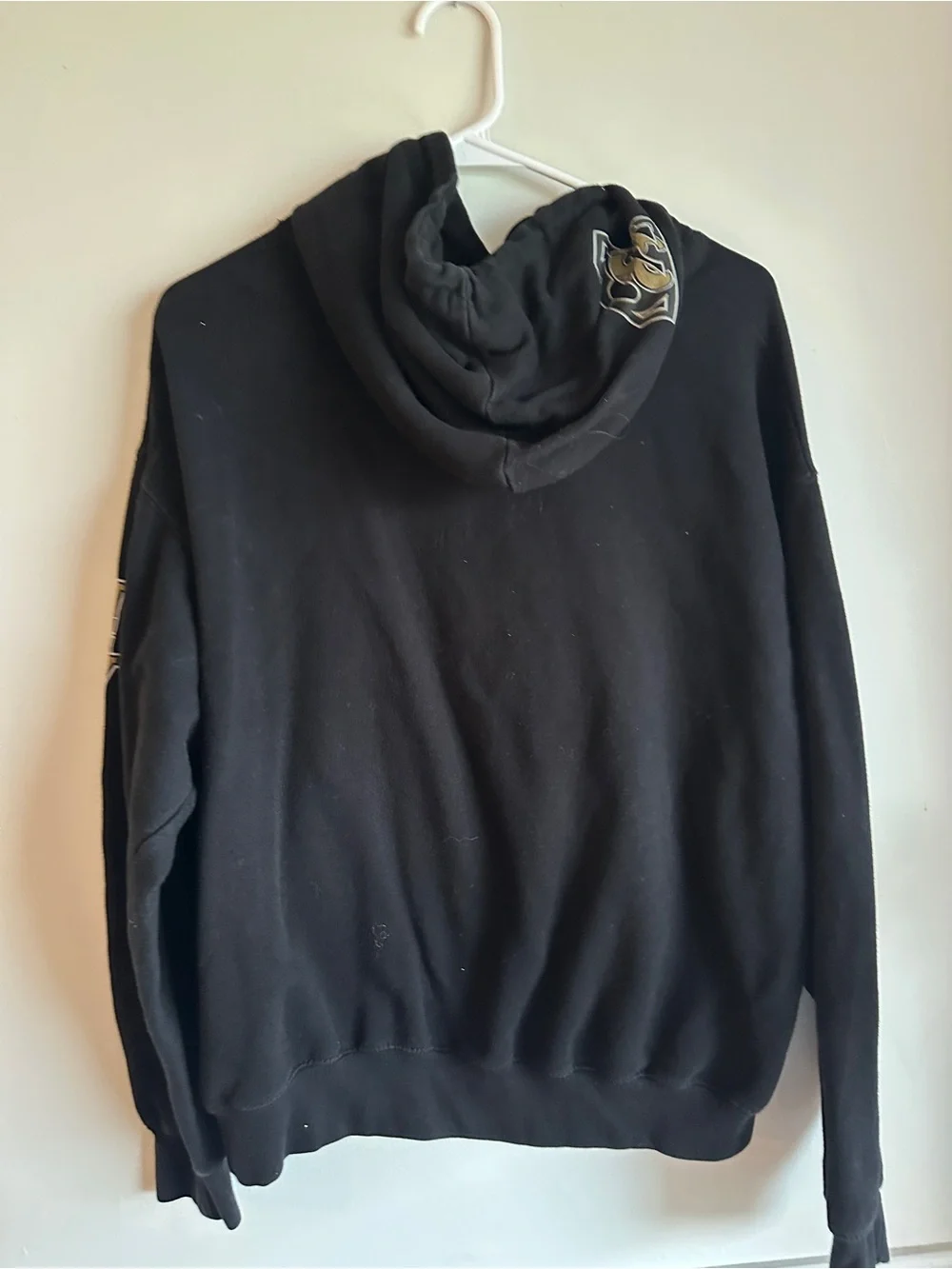 ESY Surf Co Black & Gold Fleur De Lis Graphic Hoodie