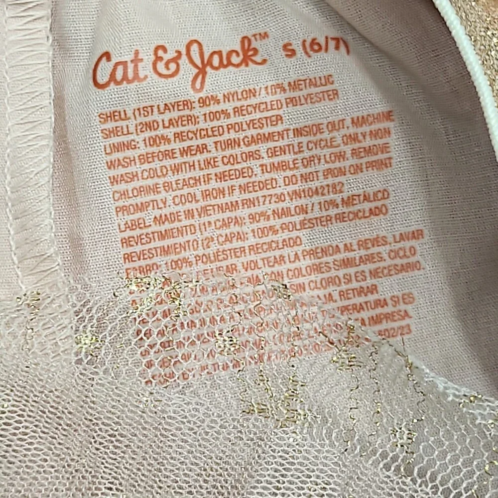 Cat & Jack girls embroidered