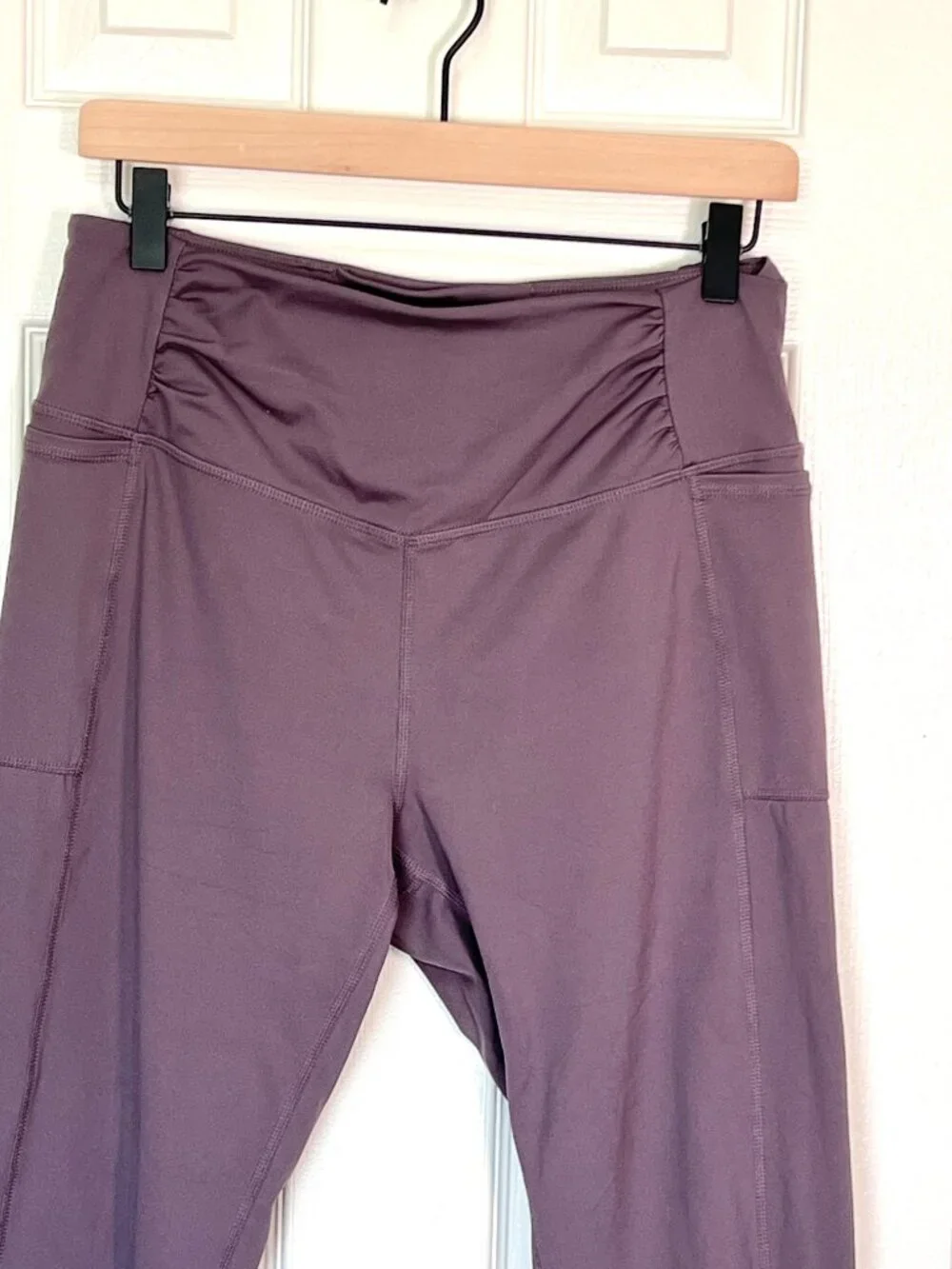 Free People Movement Ruched Waist Capri Leggings Kalamata Size Med