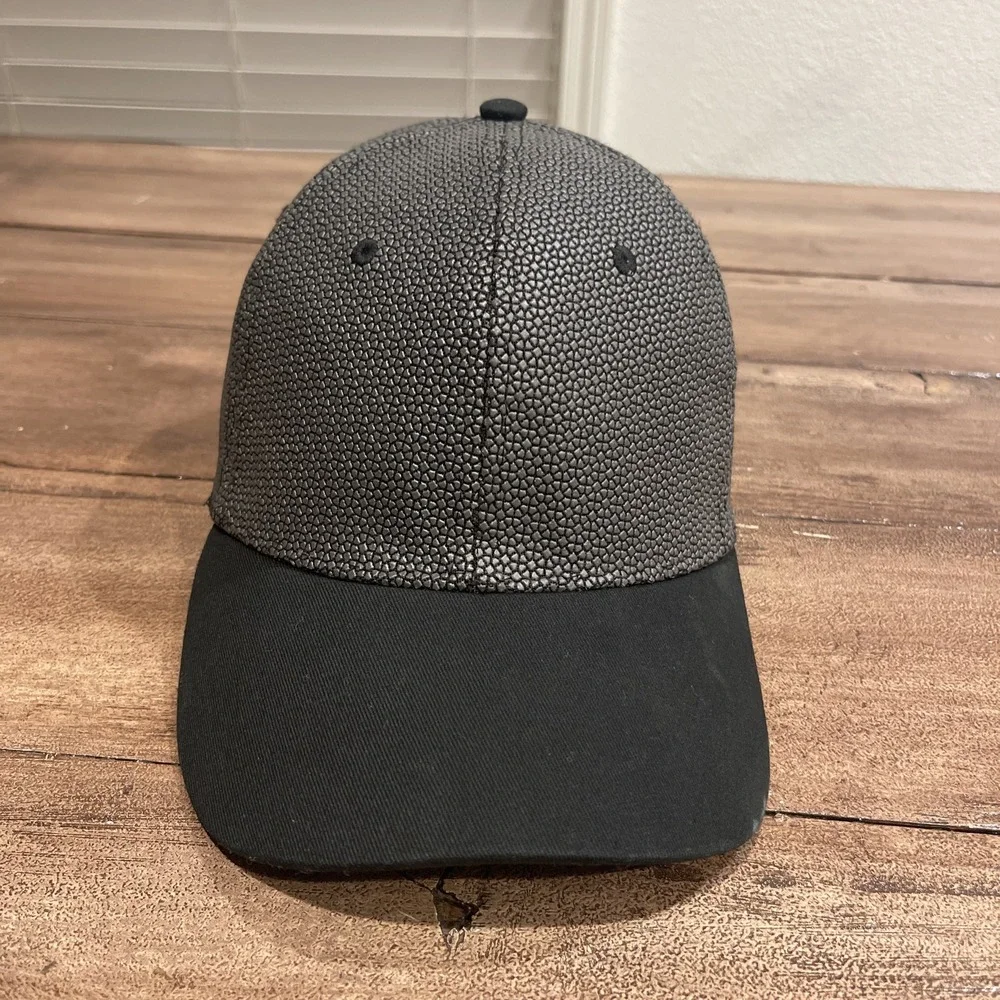 Hex Armor With Super Fabric Cap Hat Adult Adjustable Gray Black Plastic‎ Poly