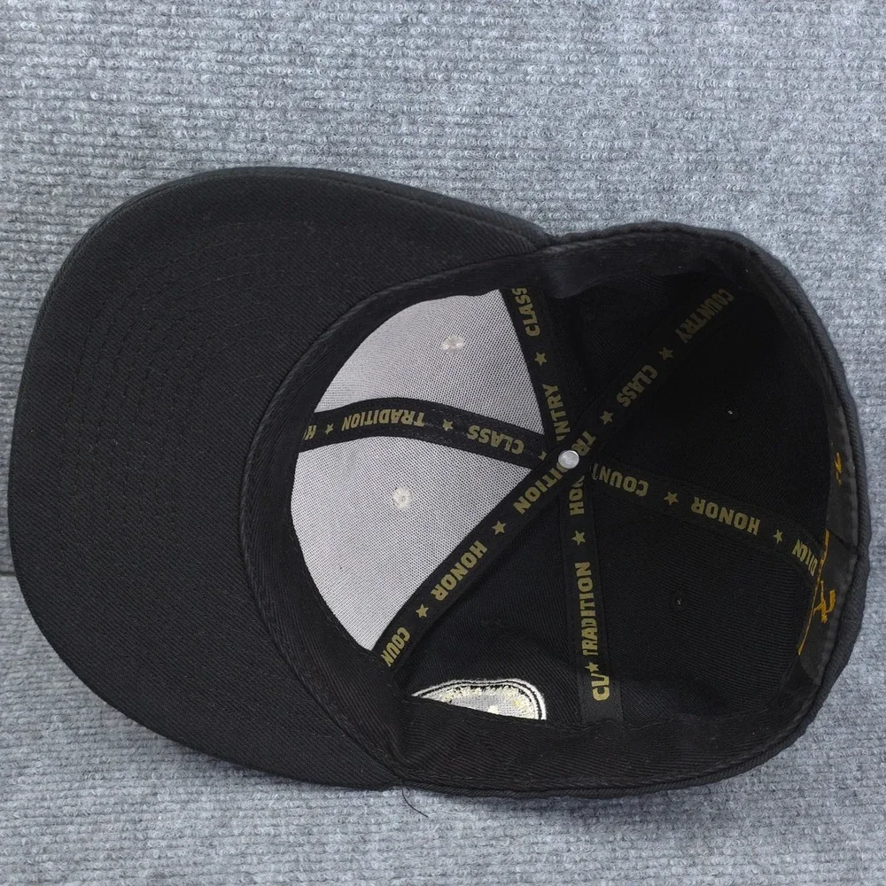 Baseballism Hat‎ Cap Fitted Mens 7 1/8 Black Tan MLB Baseball Jackie Robinson 42