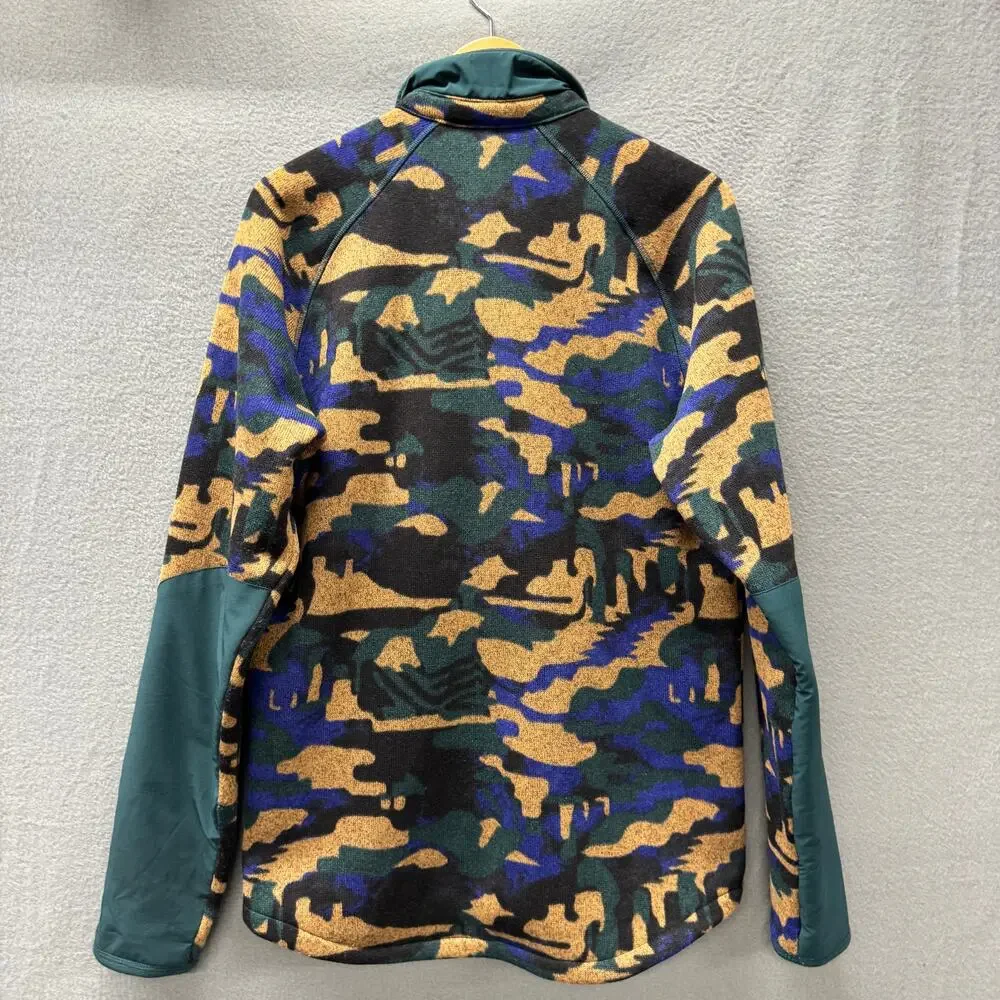 The‎ North Face Shacket Mens Small Snap Up Fleece Gordon Lyons Green Blue Jacket