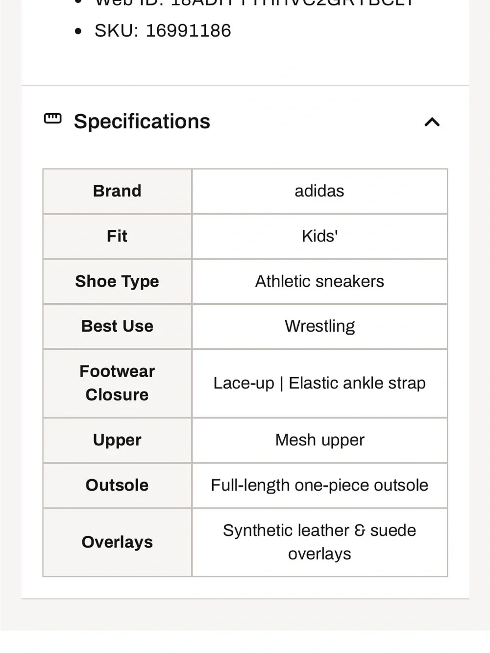 adidas classic wrestling