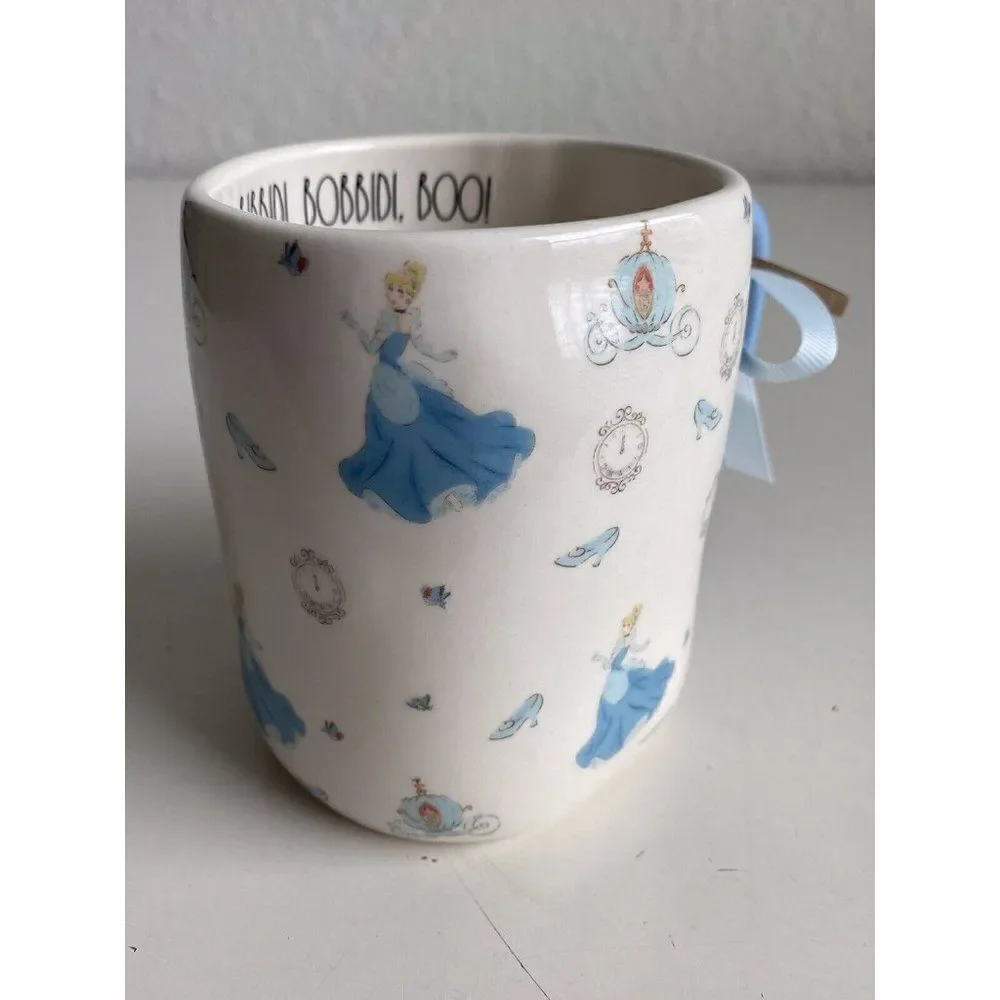 Rae Dunn Disney Cinderella Carriage Clock‎ Slipper Bibbidi Bobbidi Boo Mug NEW
