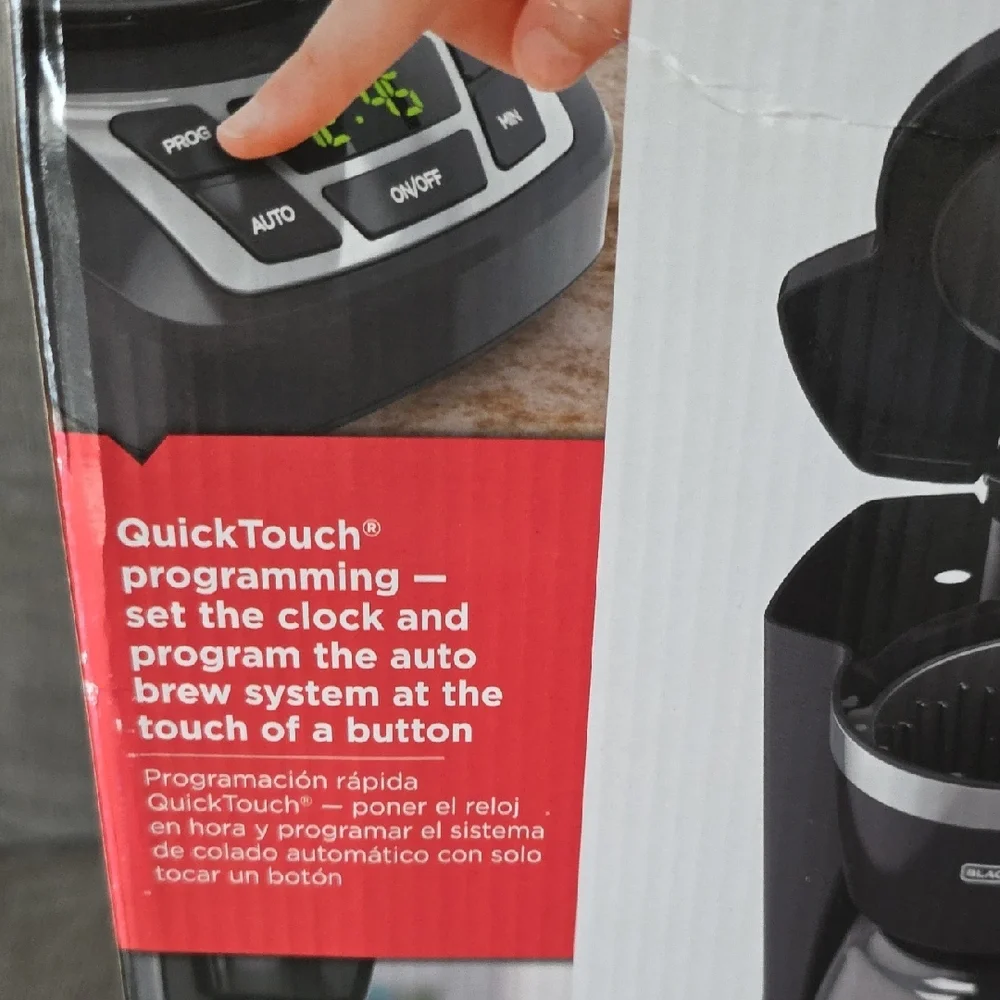 Black‎ & Decker 12-Cup Programmable Coffee Maker With Digital Controls, New