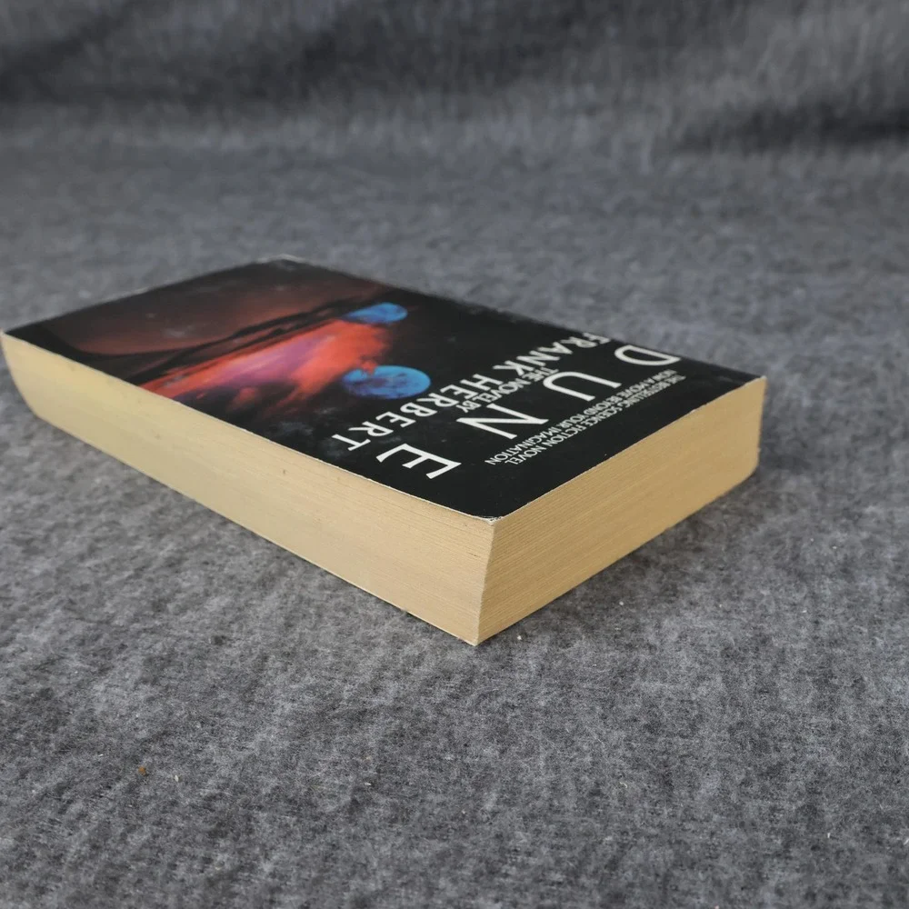 Vintage Dune Frank Herbert Black PB Sci-Fi Novel Berkley 1984 USA Movie Tie-In