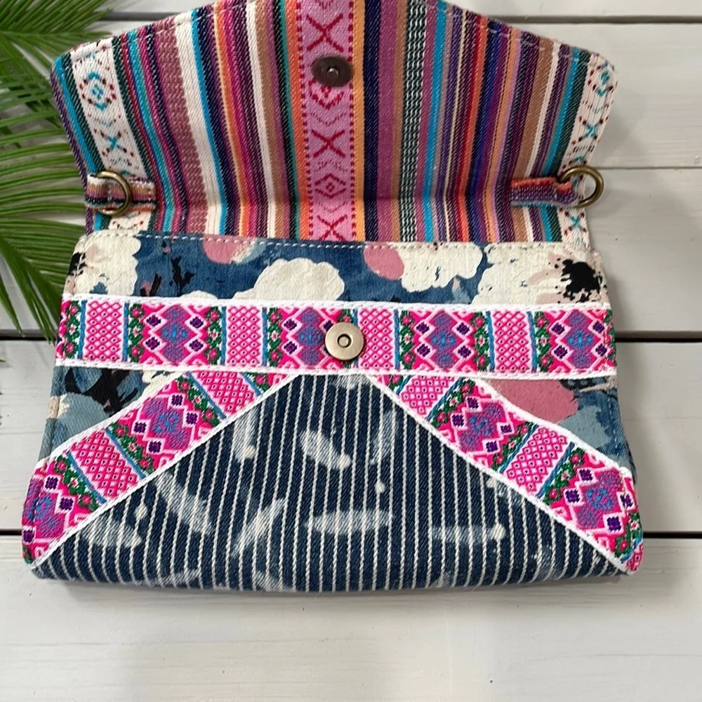 Kimchi Blue Boho Pattern Clutch