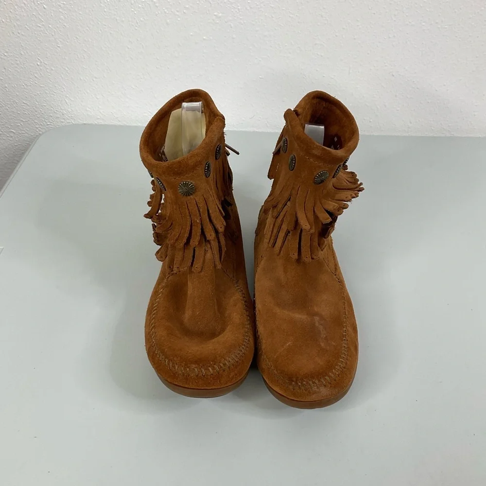Minnetonka fringe suede