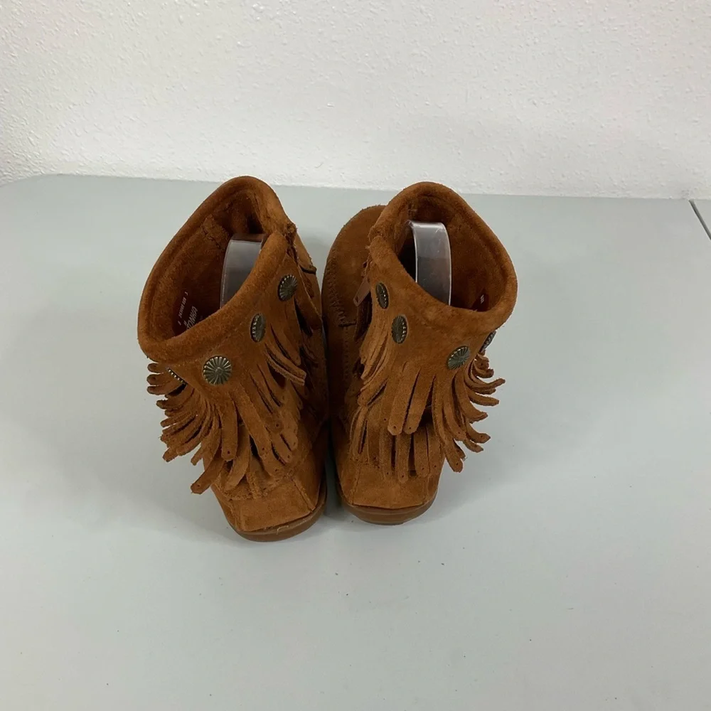 Minnetonka fringe suede