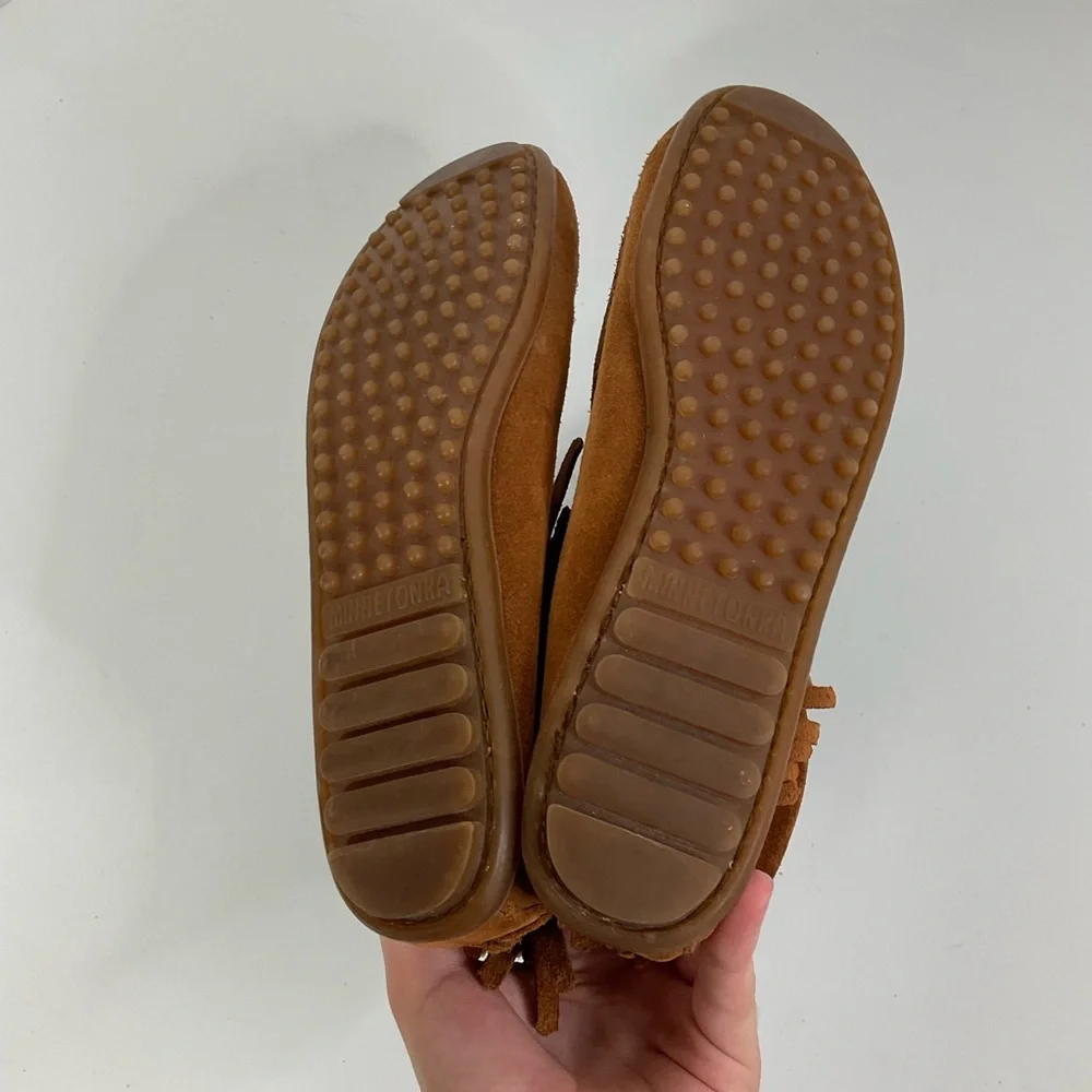 Minnetonka fringe suede
