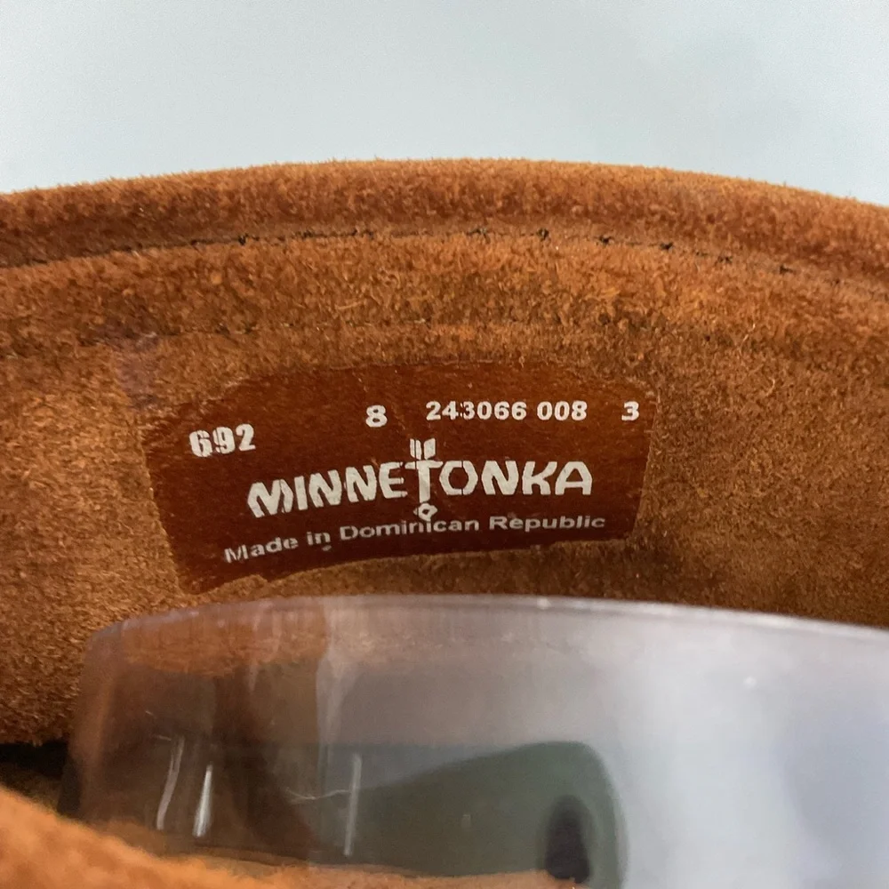Minnetonka fringe suede