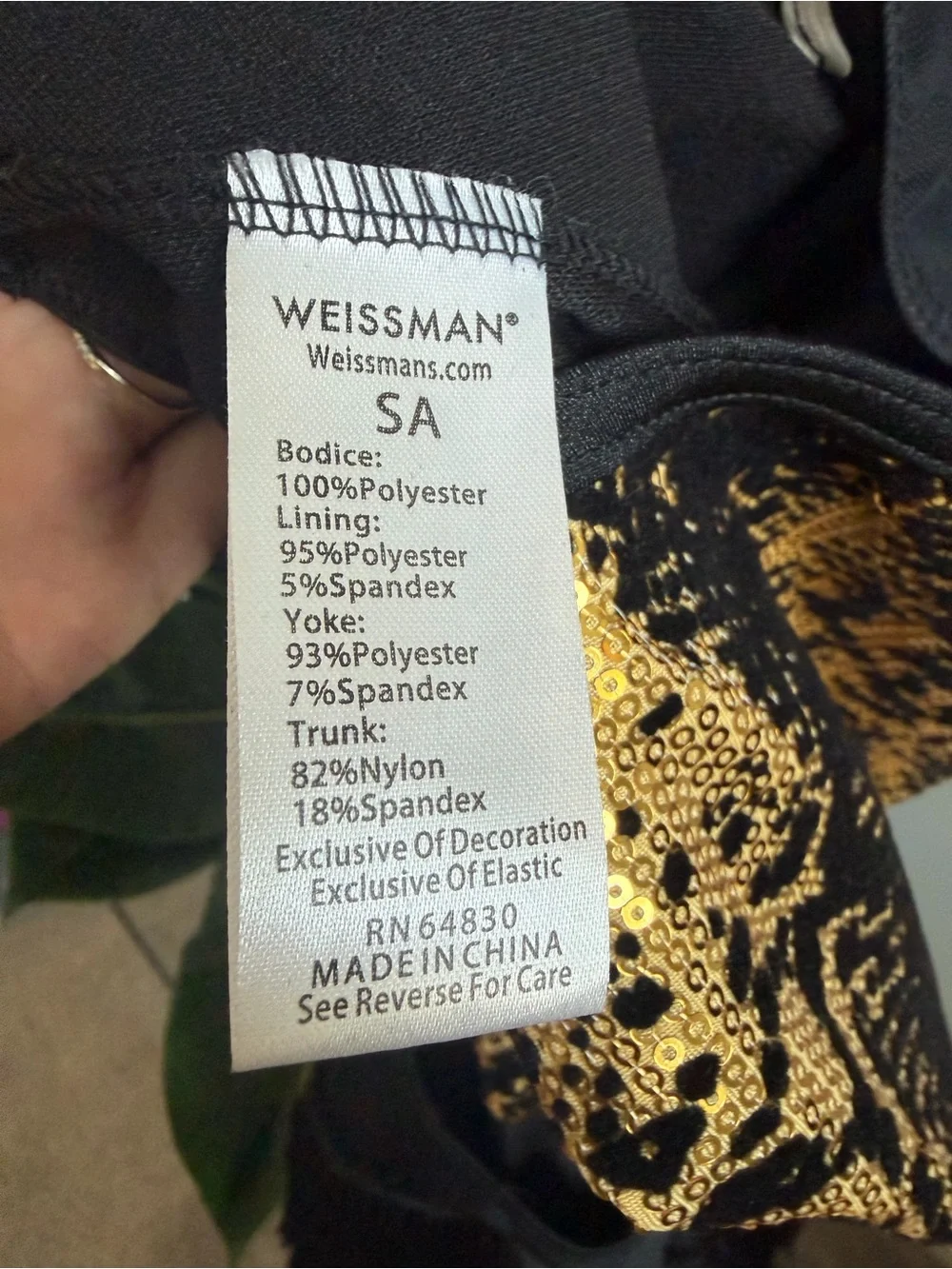 Weissman two piece