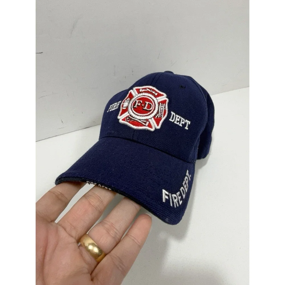 Fire Department - Navy‎ Blue - Deluxe low Profile Baseball Cap