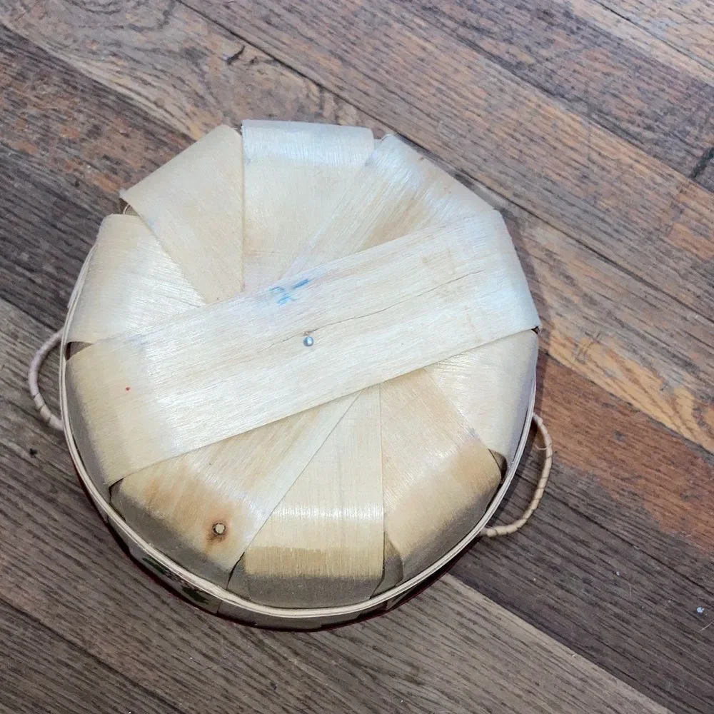 Hand Crafted wood bushel