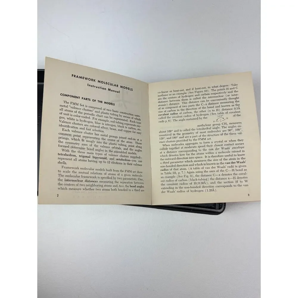 Vintage 1965 Prentice Hall Inc Framework Molecular Model Chemistry Education