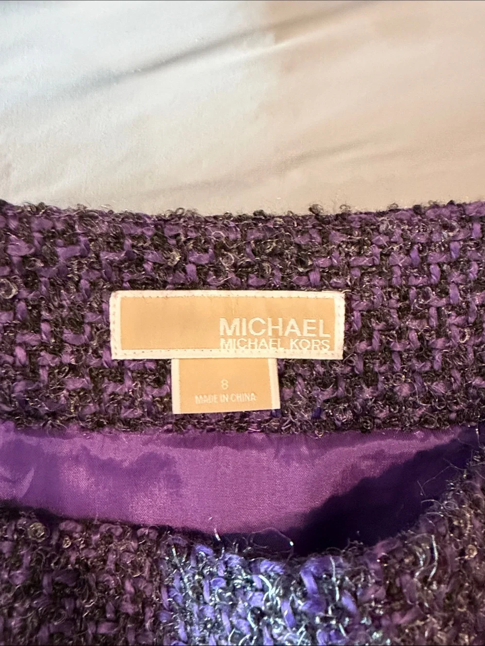 Michael Kors textured tweed