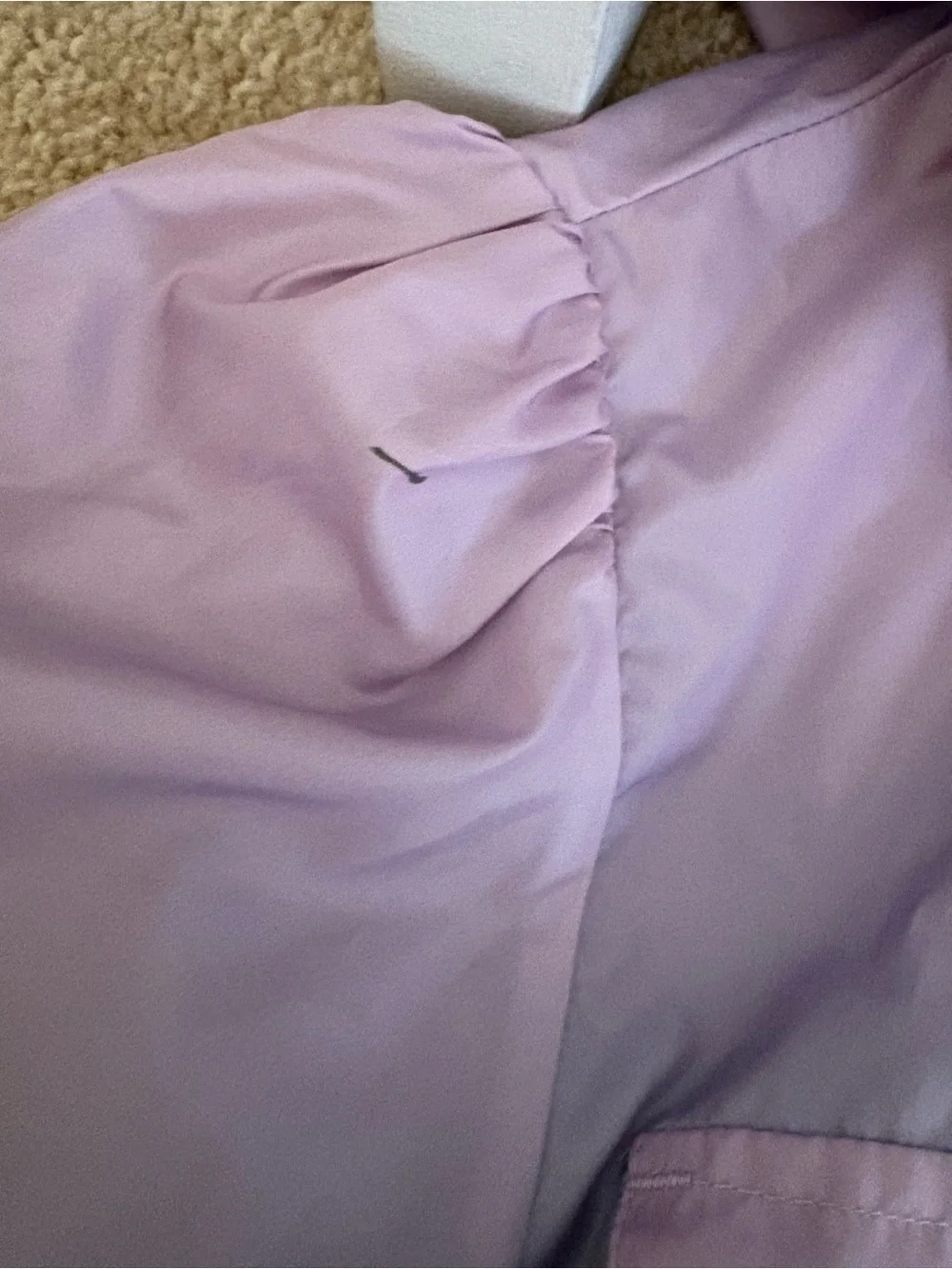 H&M Lavender Hooded Rain Jacket