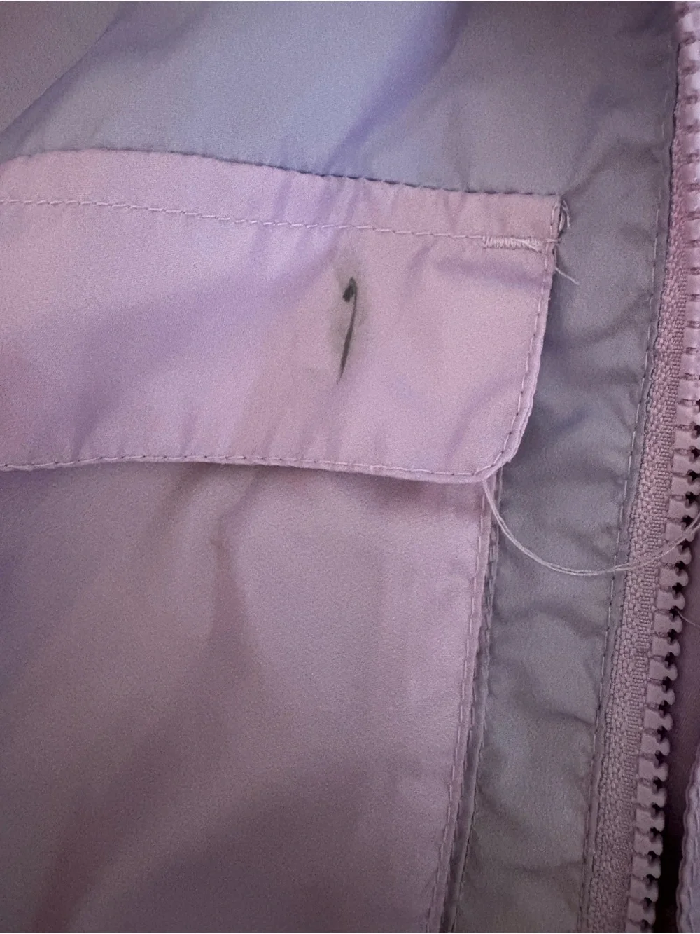H&M Lavender Hooded Rain Jacket