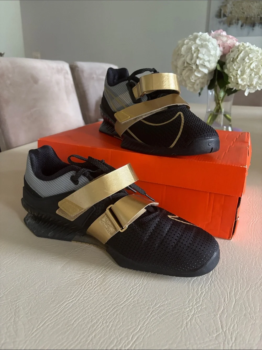 Nike Romaleos 4 Men's Black and Gold size 11