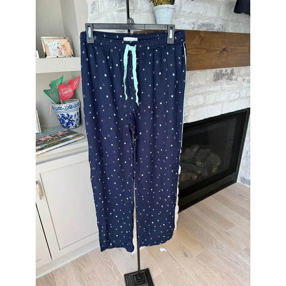 PJ Salvage Women's Midnight Blue Sky Pajama Set Size M