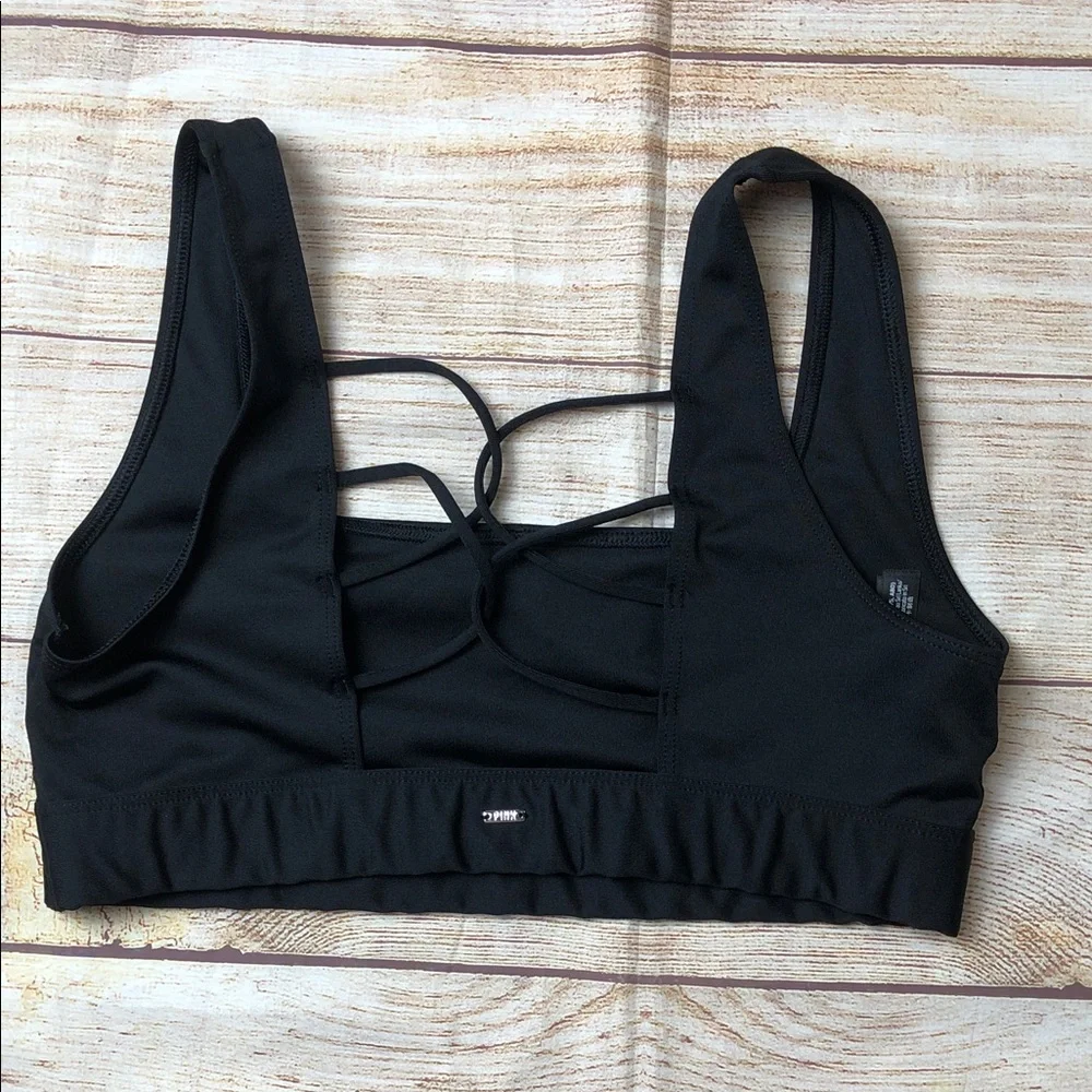 PINK Victoria’s Secret gym 2 swim square neck top 💚‎