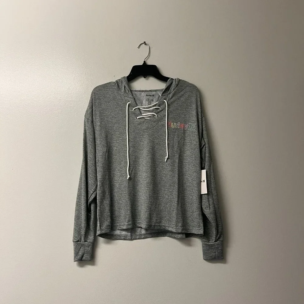 NWT! Hurley Hoodie Pajamas Lounge set Gray‎