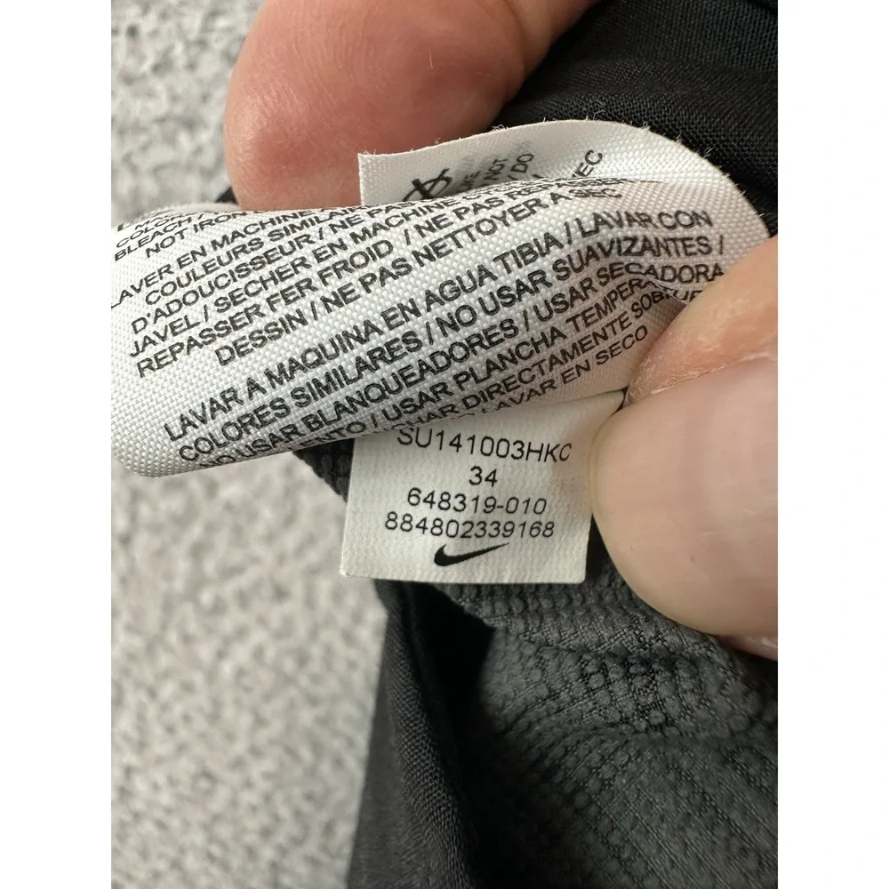 Nike Golf Dri Fit Shorts Mens 34 Gray Black Plaid 12