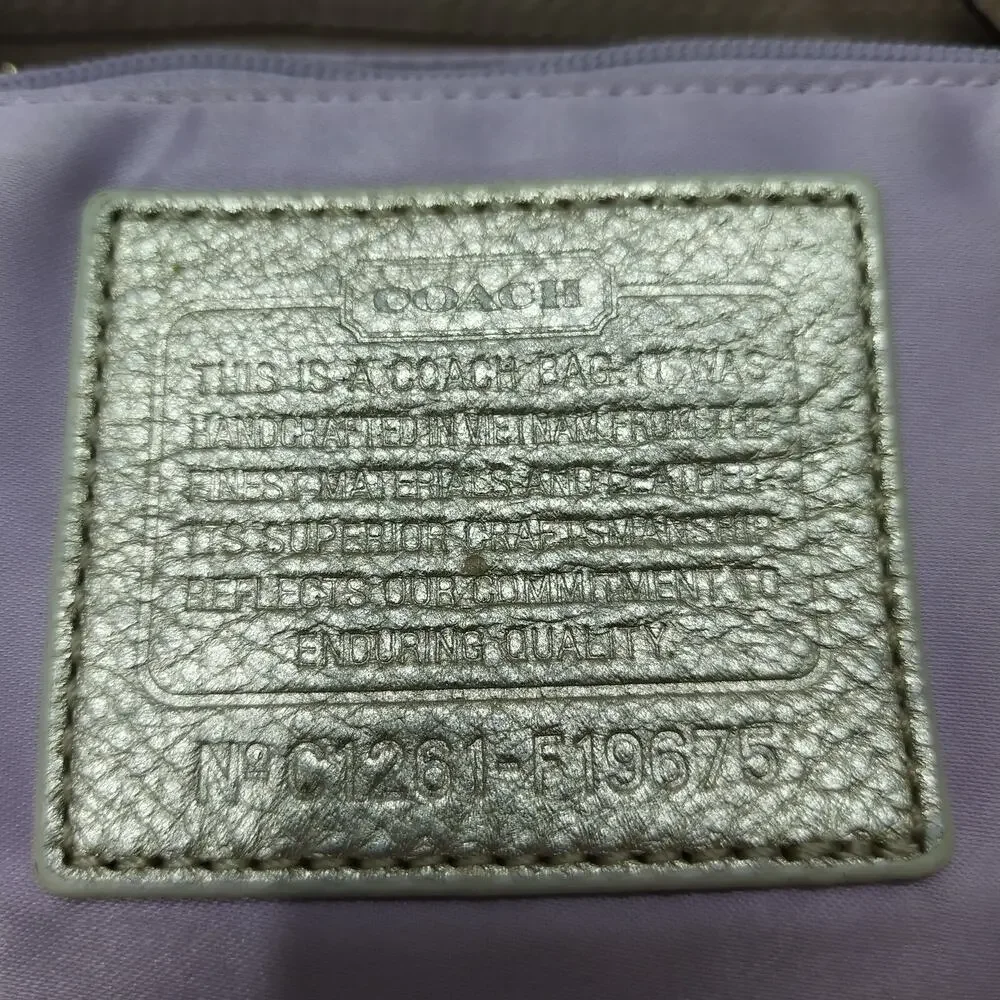 Coach signature cream