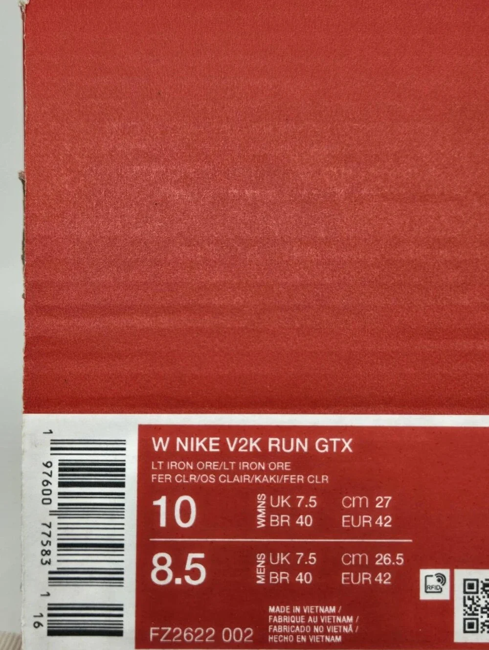 Nike v2k run