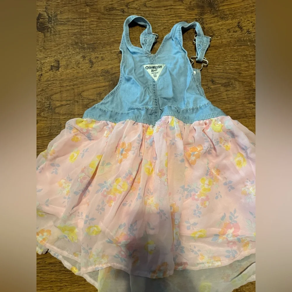 Oshkosh B’Gosh 4T girls overall dress