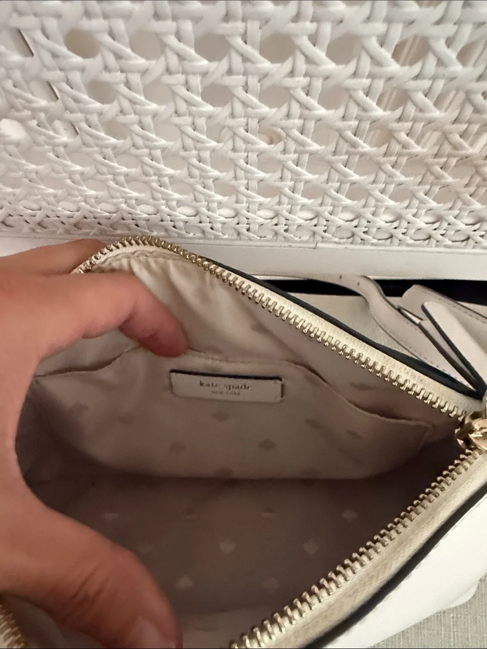 kate spade sleek pebbled