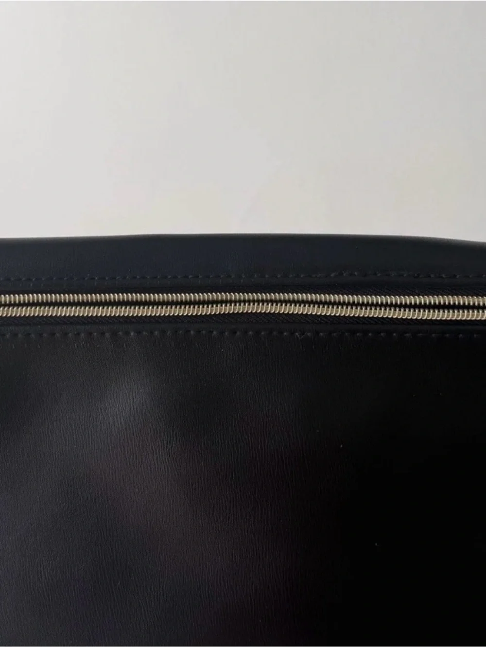 Lancôme Black Cosmetic Pouch with Gold Rose Charm