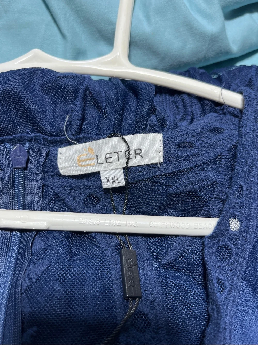 Eleter navy lace