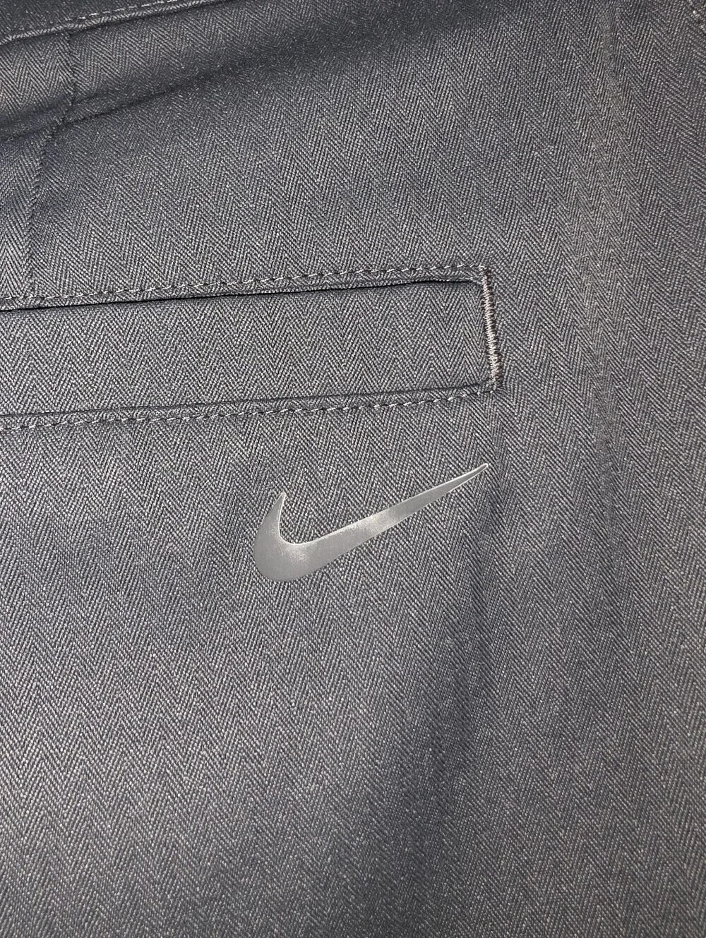 Nike Men's Dark Gray Flat-Front Shorts