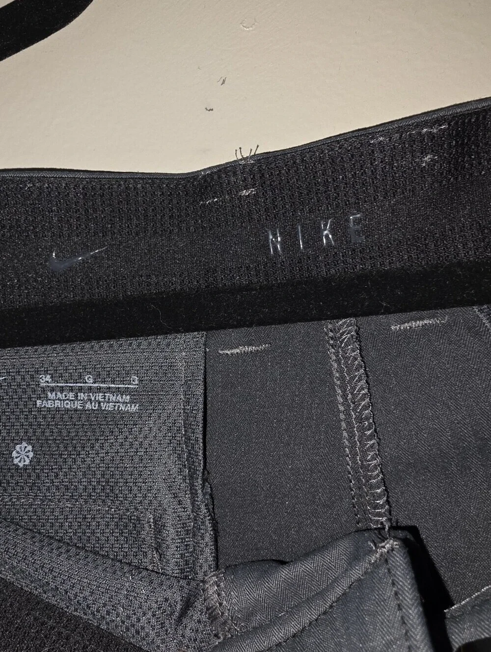 Nike Men's Dark Gray Flat-Front Shorts