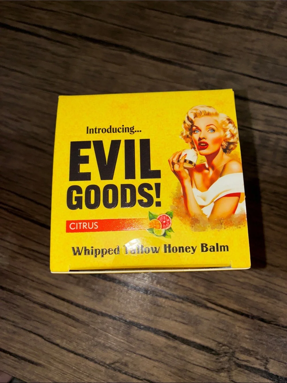 Evil Goods Citrus Whipped Yellow Honey Balm