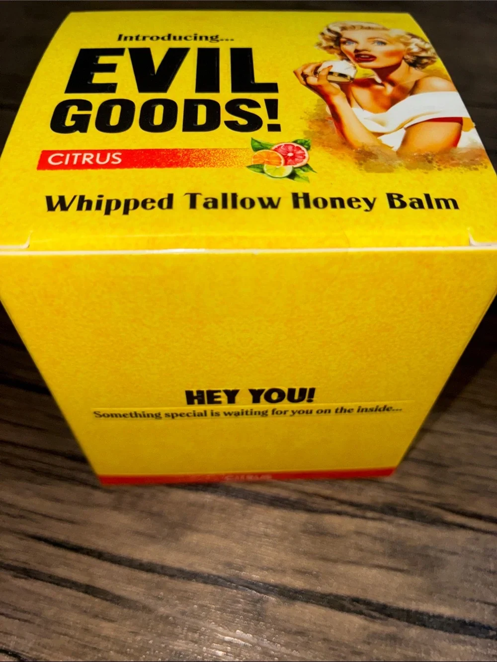Evil Goods Citrus Whipped Yellow Honey Balm