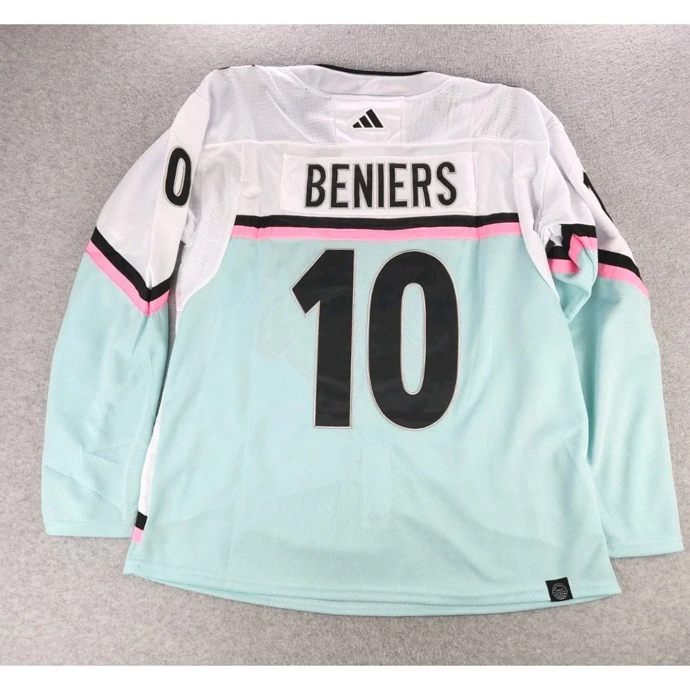 ADIDAS 2023 Beniers‎ #10 NHL ALL STAR GAME WESTERN CONFERENCE JERSEY SIZE 52 L