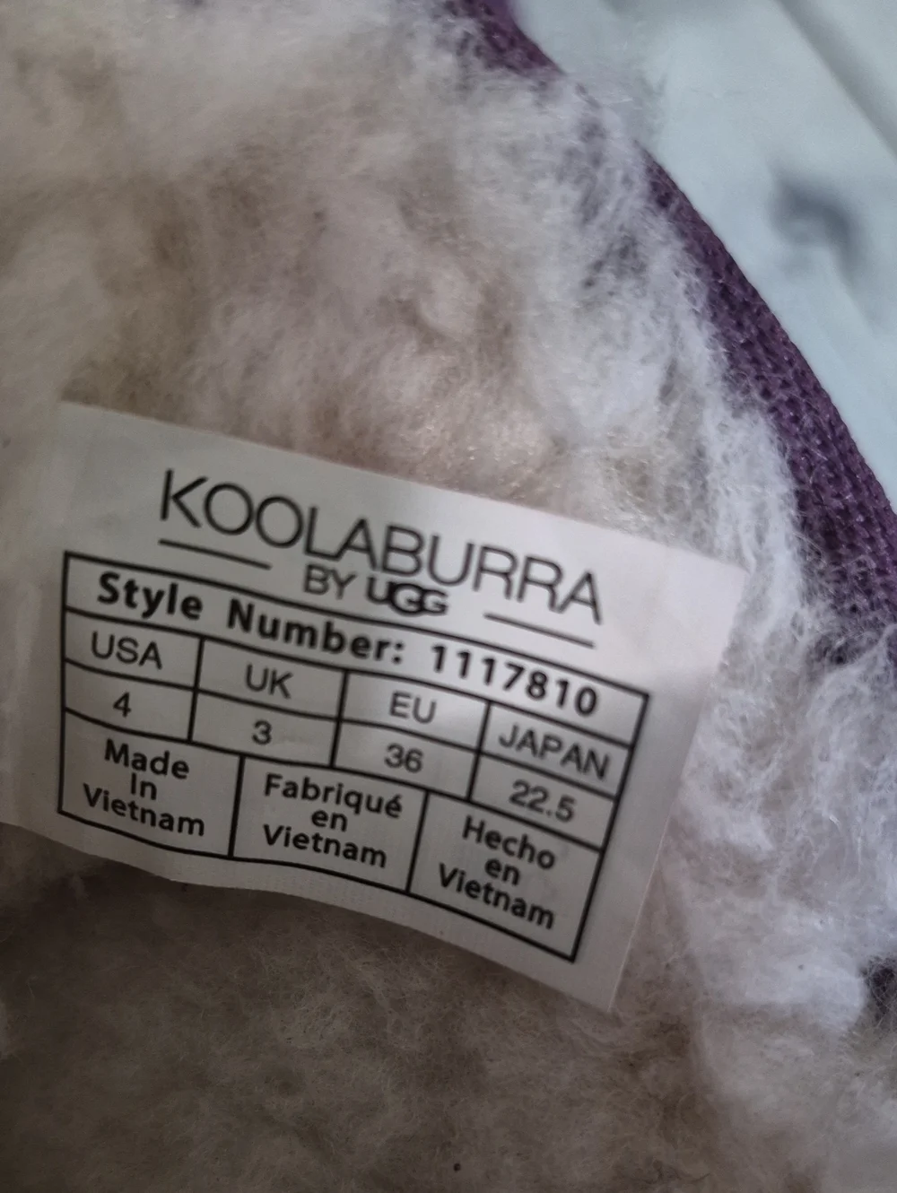 EUC Koolarburra Ugg Girl's Suede Fur Lined Bow Boots Plum Size 4
